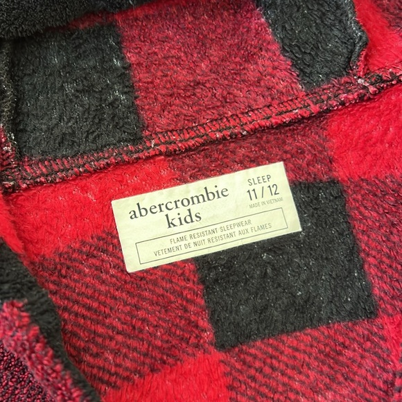 Buffalo Check hooded Robe - Picture 2 of 5